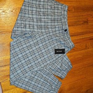 Bayard Blue Plaid Pants